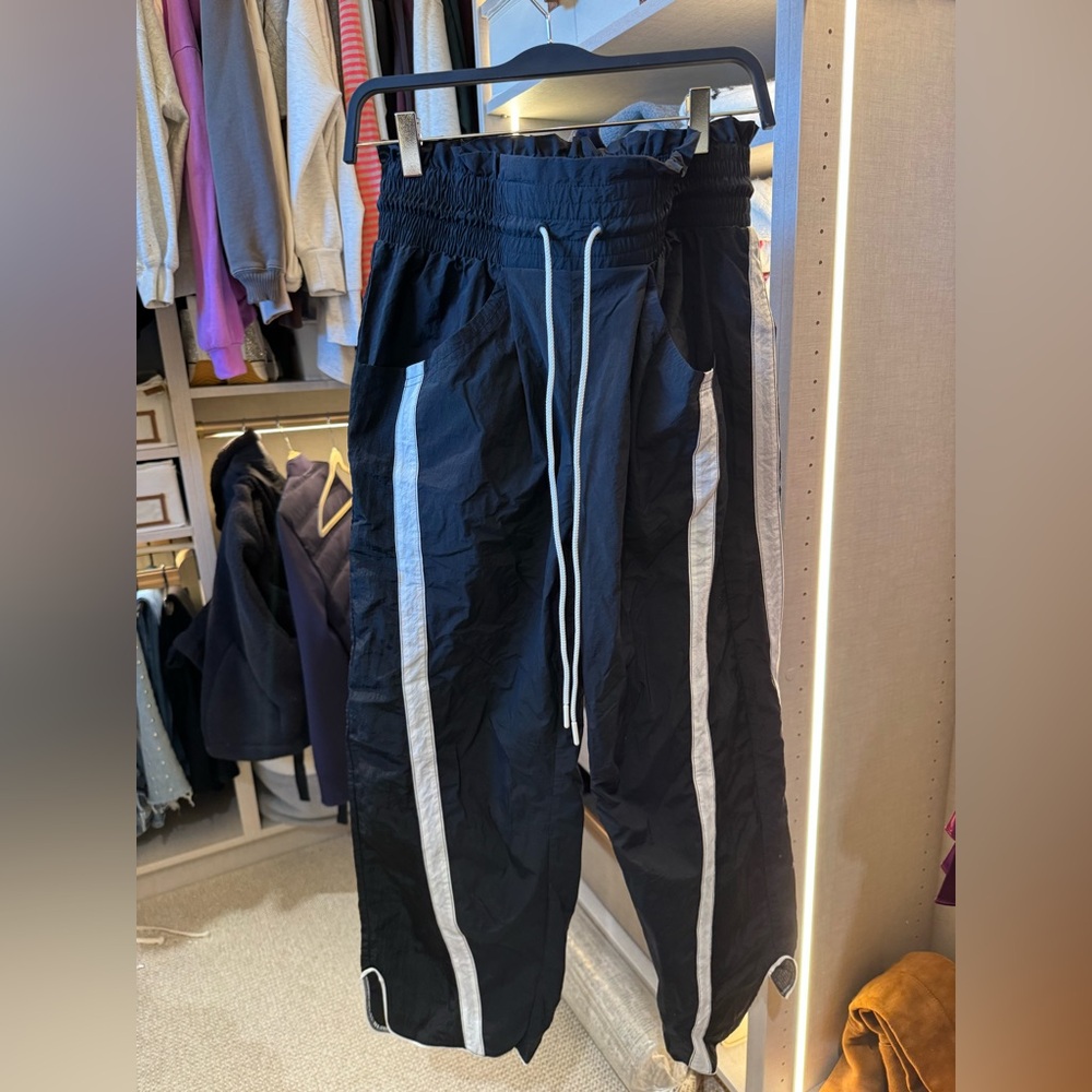 FP Movement by Free People Black and White Track Pants